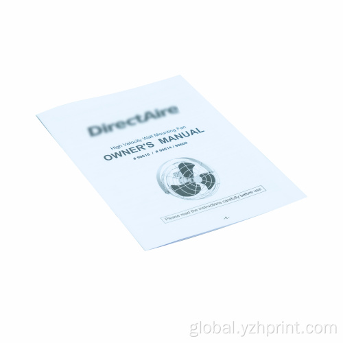 Brochure Electronic Custom Design Printing Instruction Manual Book Manufactory
